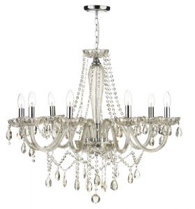 Evangelina 8 Arm Champagne Glass Chandelier